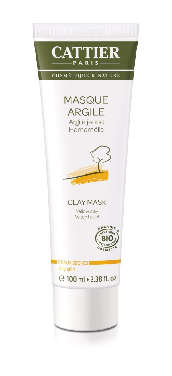 Cattier Masque Argile Jaune Hamamélis 100Ml