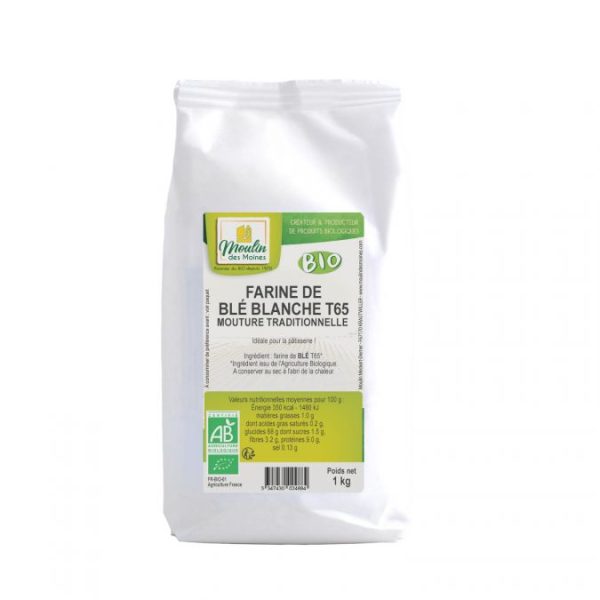 Moulin des Moines Farine de Blé T65 1Kg