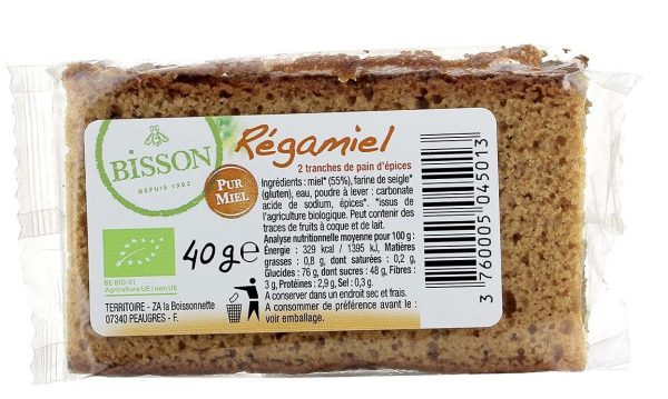 Bisson Pain d'Épices Régamiel 2X20G
