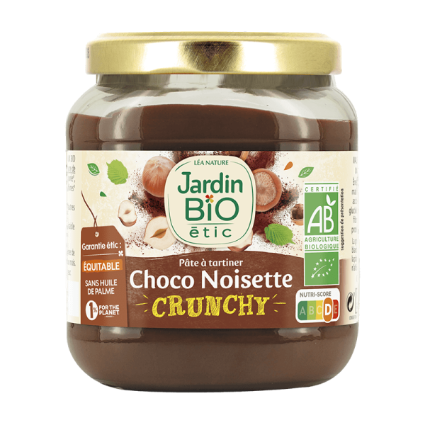 Jardin Bio Pâte À Tartiner Choco Noisette Crunchy 350G