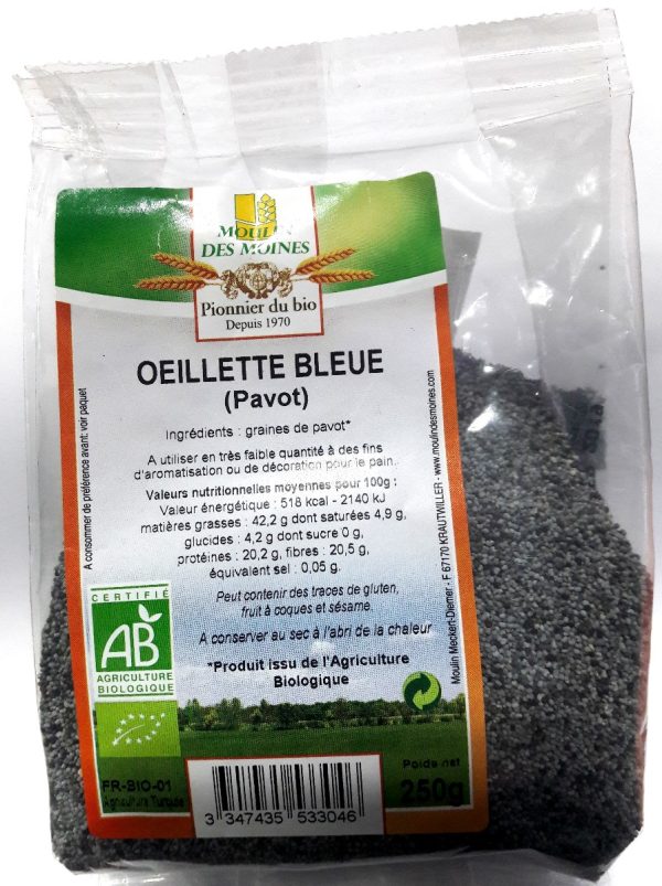 Moulin des Moines Graines de Pavot 250G