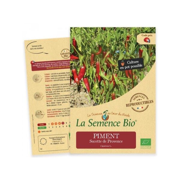 La Semence Bio Piment Sucette de Provence 0.1G
