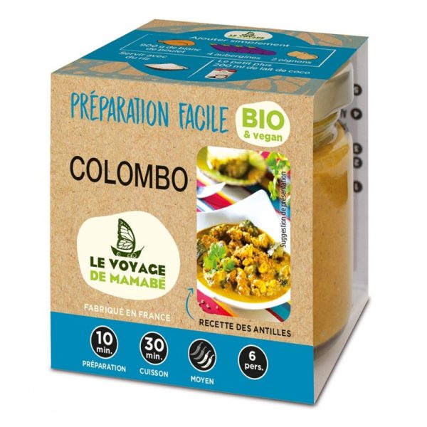 Le Voyage de Mamabé Préparation Facile Colombo 80G