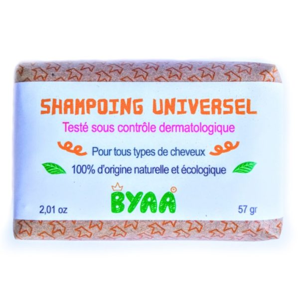 Byaa Shampoing Universel Solide 57G