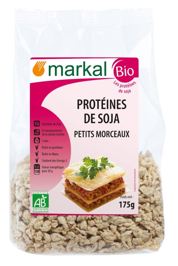 Markal Protéines de Soja Petits Morceaux 175G