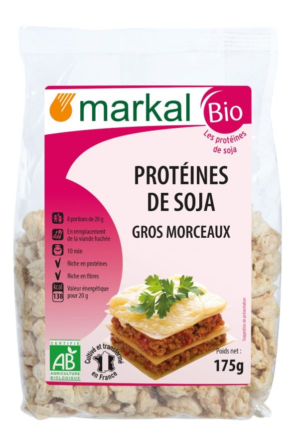 Markal Protéines de Soja Gros Morceaux 175G