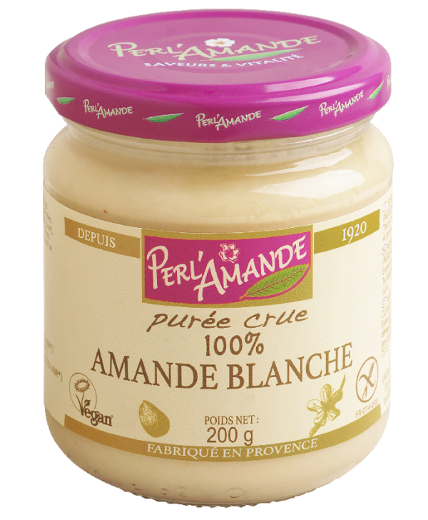 Perl'Amande Purée Crue Amande Blanche 200G