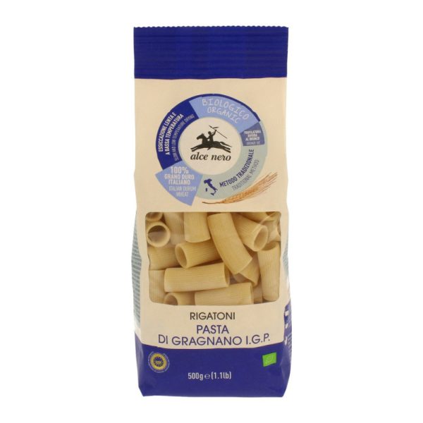 Alce Nero Rigatoni de Blé Dur 500G
