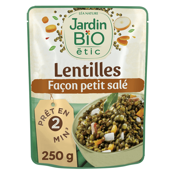 Jardin Bio Lentilles Façon Petit Salé 250G