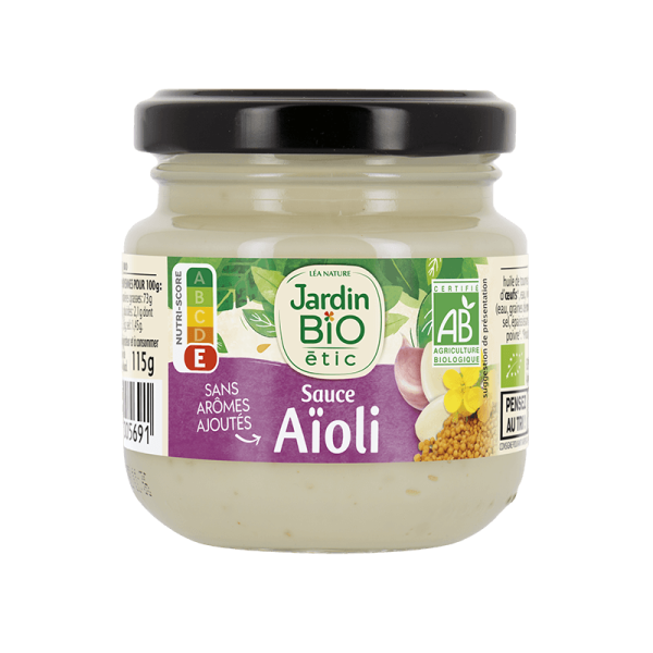Jardin Bio Sauce Aïoli 115G