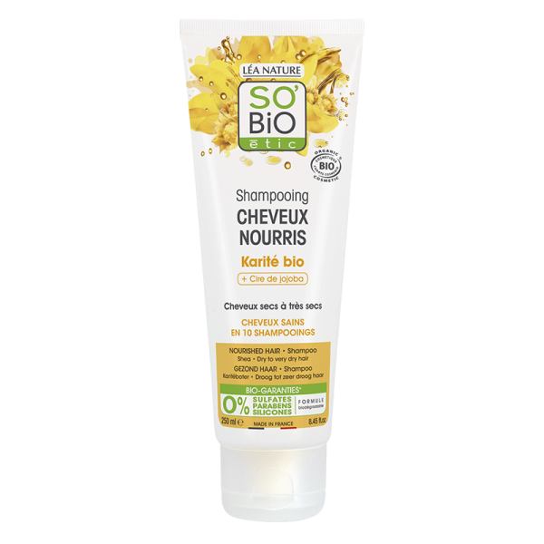So Bio  Shampooing Cheveux Nourris Karité 250Ml