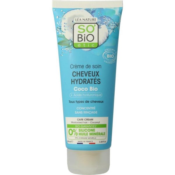 So Bio Crème Cheveux Hydratés Coco 100Ml