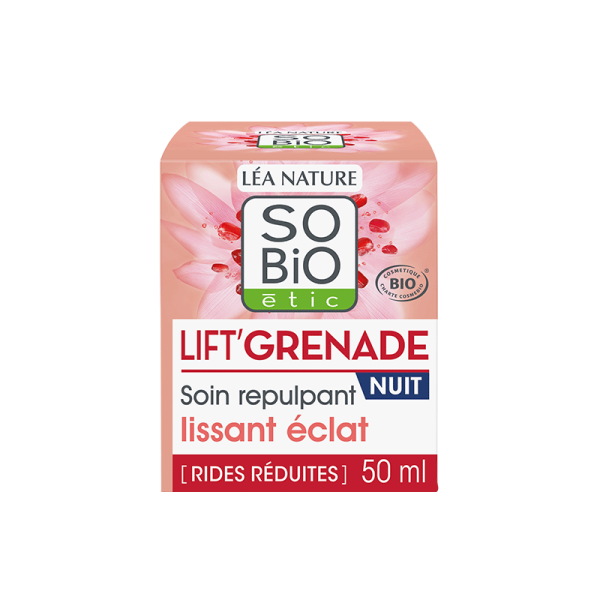 So Bio Soin de Nuit Repulpant Lissant Éclat 50Ml