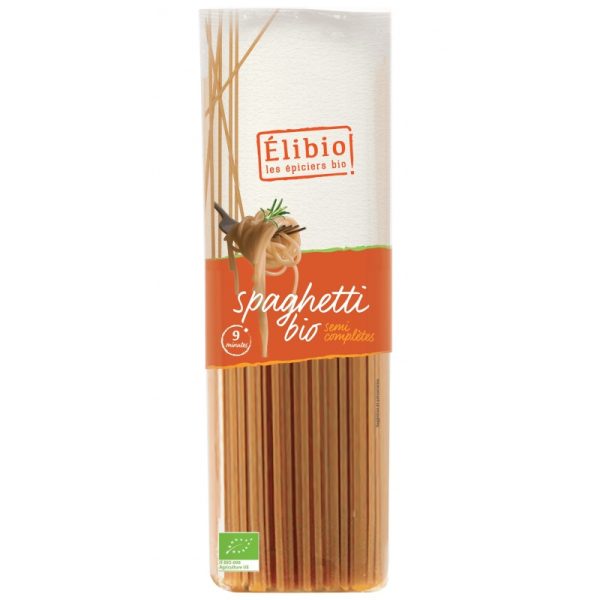 Elibio Spaghetti Demi-complètes 500G