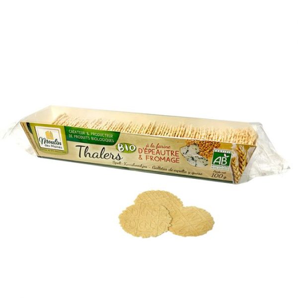 Moulin des Moines Thalers d'Épeautre au Fromage 100G