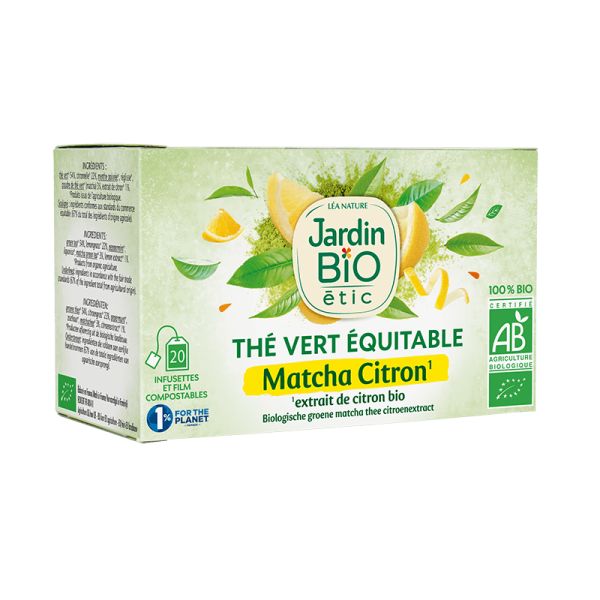 Jardin Bio Thé Vert Matcha Citron 1.5x20G