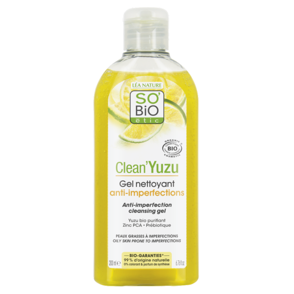 So Bio Yuzu Gel Nettoyant Anti-imperfections 200Ml
