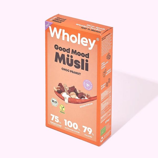 Wholey Muesli Choco Cacahuéte 375G