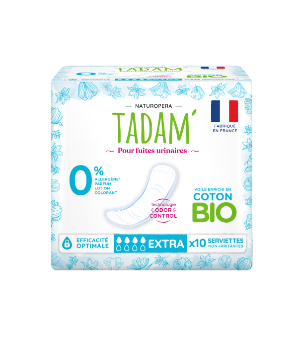 Tadam' Servietes Fuites Urinaires Extra X 10