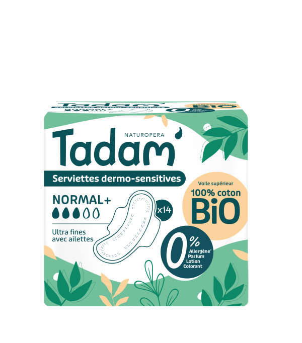 Tadam' Serviettes Dermo-sensitives Ultra Normal X14