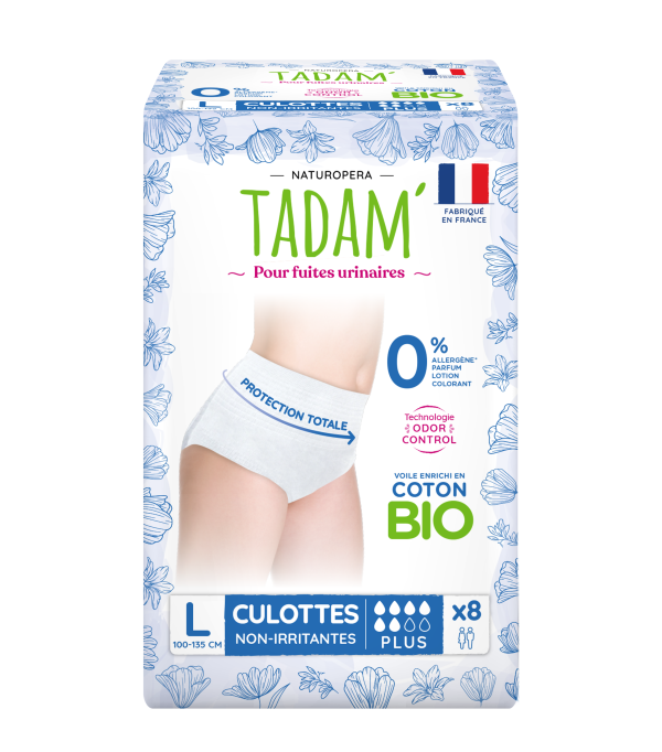 Tadam' Culottes Fuites Urinaires Plus Taille L X 8