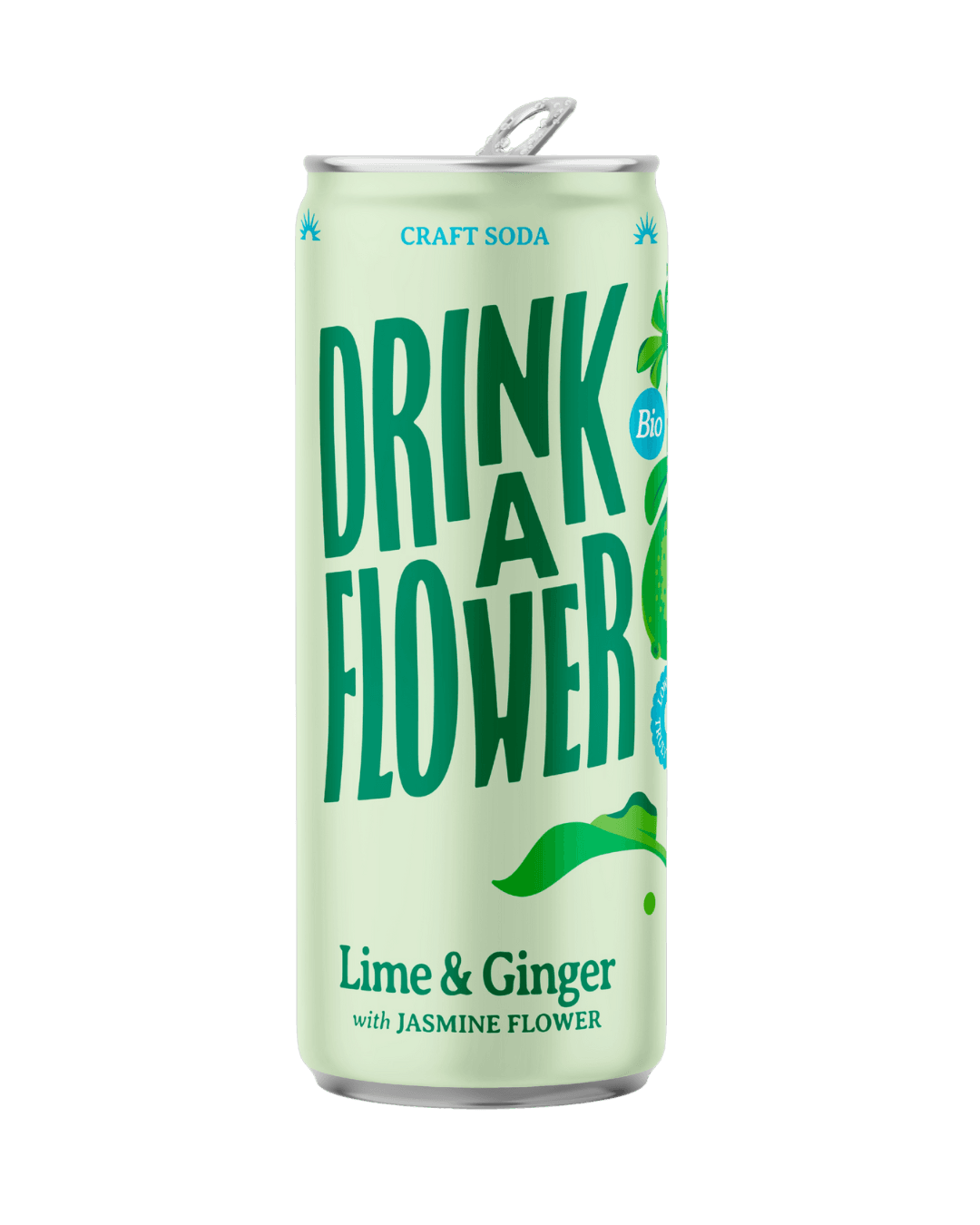 Drink a Flower Limo Botanique Gingembre Citron Vert 250Ml