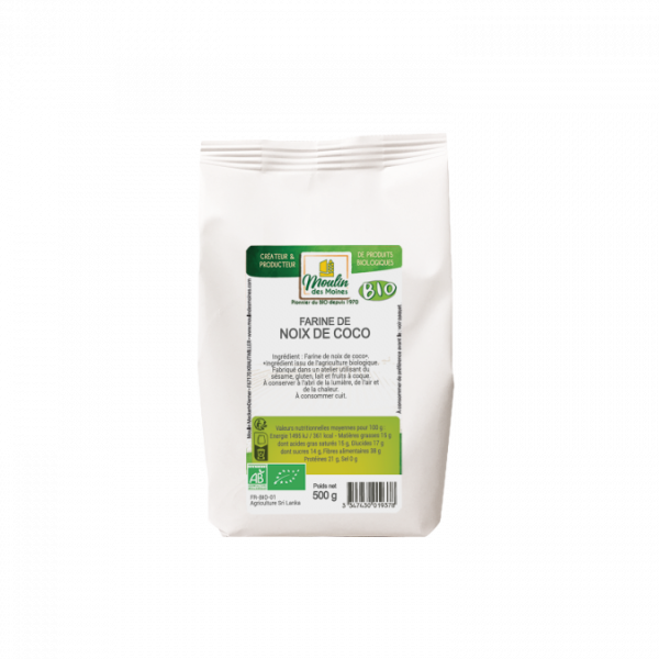Moulin des Moines Farine de Noix de Coco 500G
