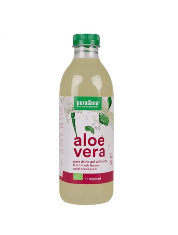 Purasana Aloe Vera Gel à Boire Avec Pulpe 1L