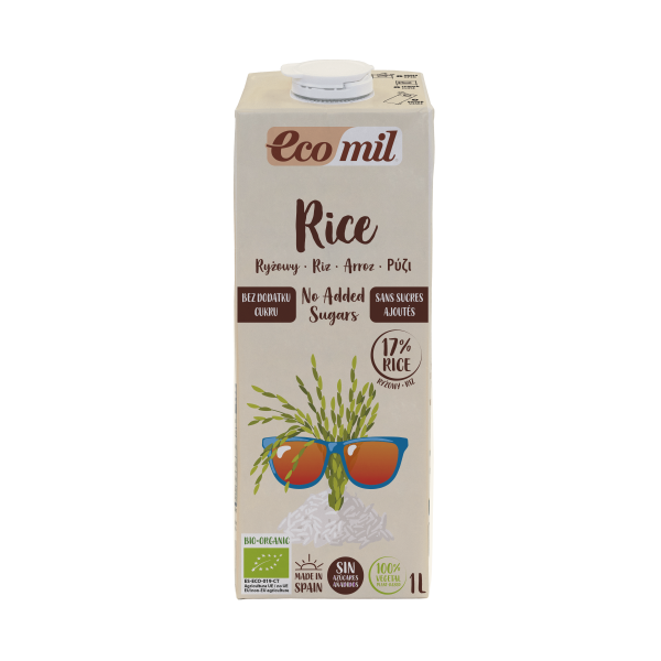 Ecomil Boisson Riz Nature 1L