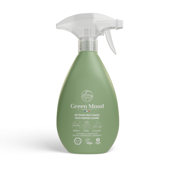 Green Mood Nettoyant Multi-Usage Citronnelle Menthe 500Ml