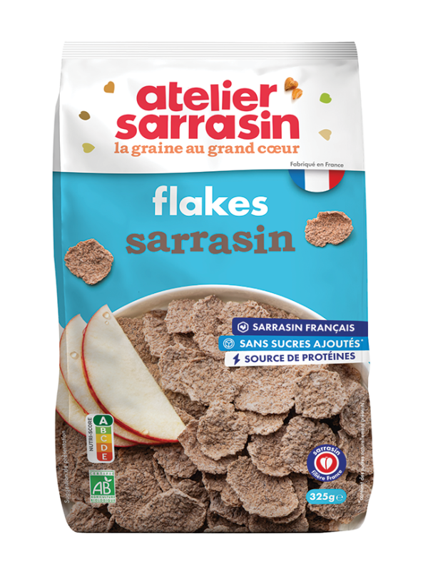 Atelier Sarrasin Flakes Sarrasin sans Gluten 325G