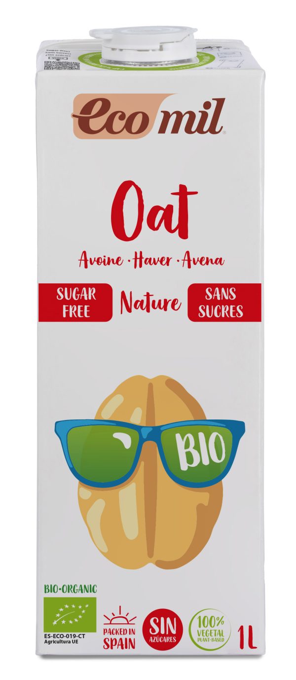 Ecomil Boisson d'Avoine sans Sucre 1L