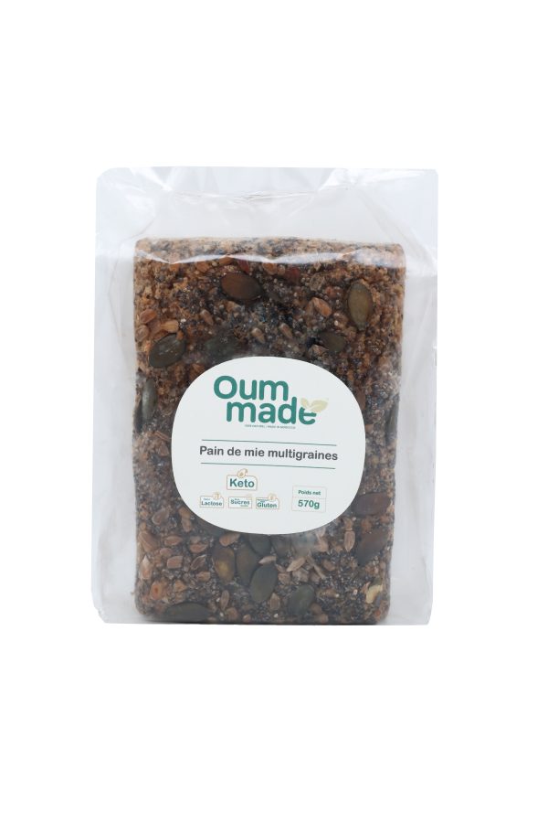 Oum Made Pain de Mie Multigraines 570G