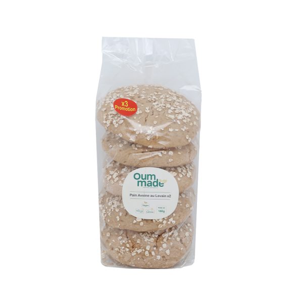 Promo Oum Made Pain à l'Avoine au Levain x3