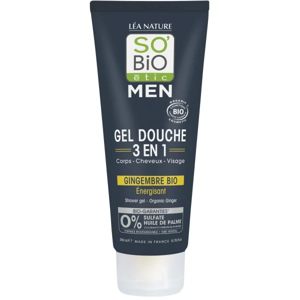 So Bio Gel Douche Homme Gingembre 200Ml