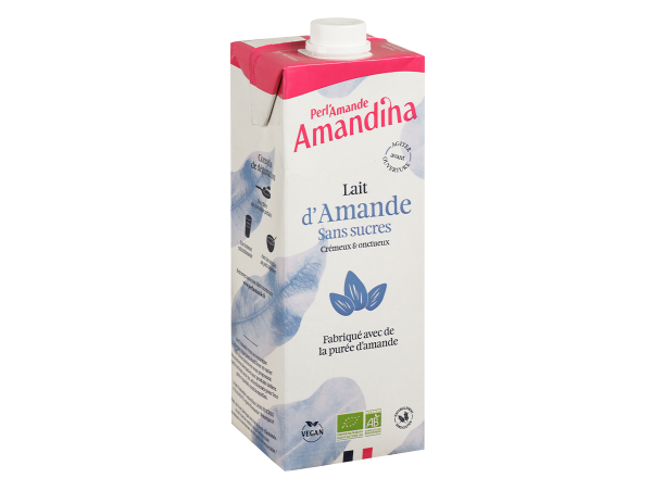 Perl’Amande Amandina Boisson Amande sans Sucre 1L