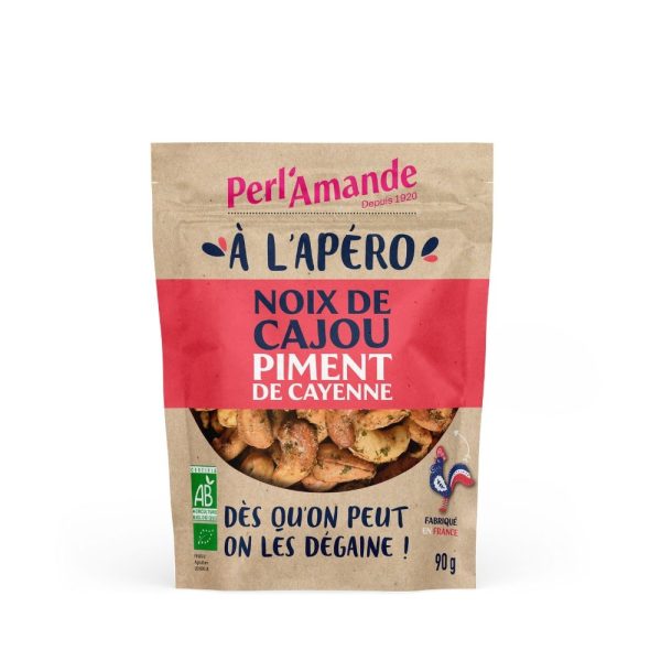 Perl’Amande Sachet Noix de Cajou Piment de Cayenne 90G