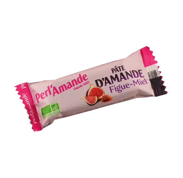 Perl’Amande Barre Pâte d'Amande Figue Miel 25G