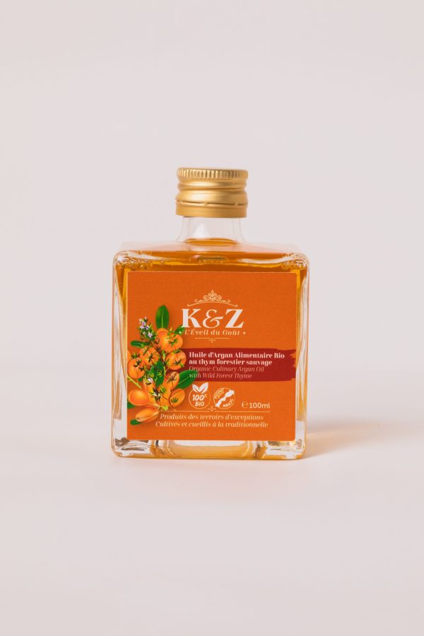 Kenz  Huile  D'argan AU Thym Bio 100ML