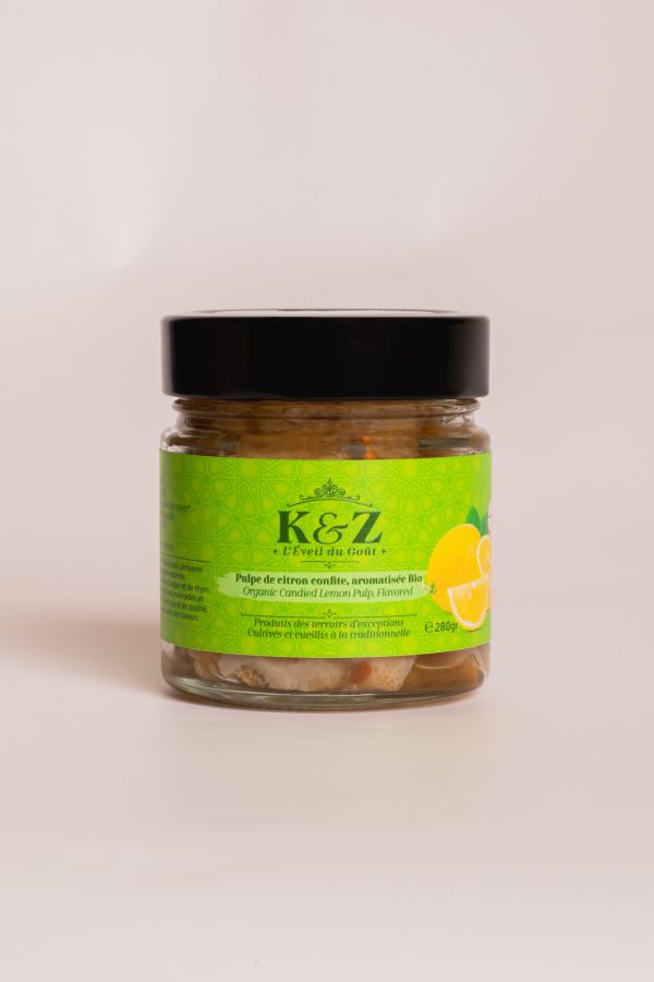 Kenz Pulpes  De Citron  Confit  Au Piment  BIO 280GR