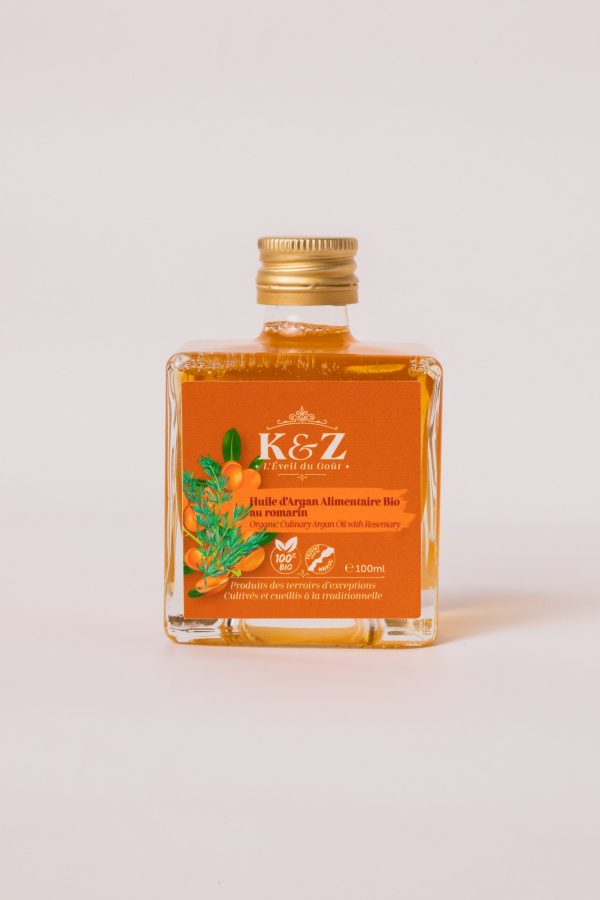 Kenz Huile D'argan au Romarain Bio 100Ml