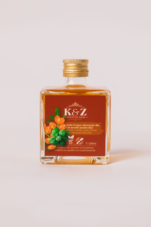 Kenz Huile d'Argan à La Menthe Pouliot BIO 100ML