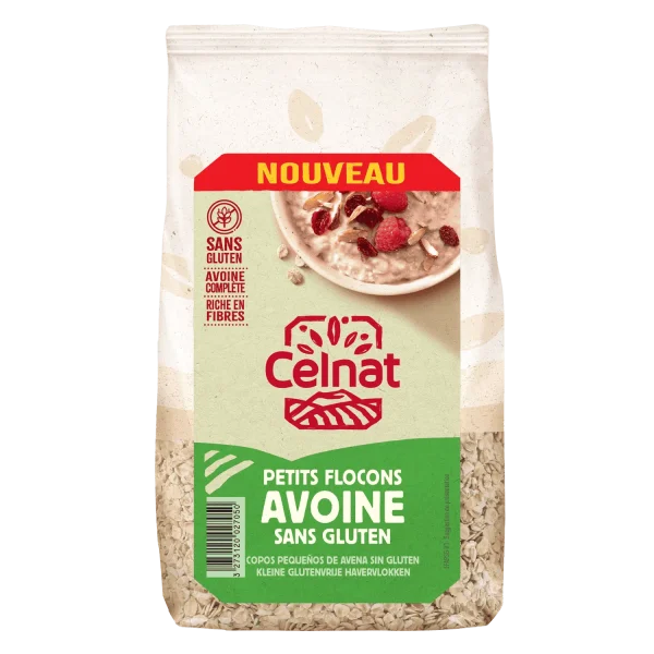 Celnat Flocons D'avoine Petit Sans Gluten 500G