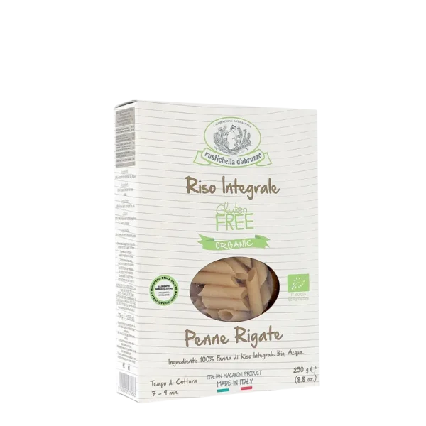 Rustichella Penne Riz Complet Sans Gluten 250G