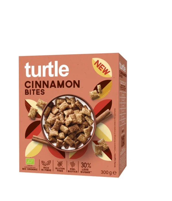 Turtle Bouchees  A La Cannelle Sans Gluten 300G