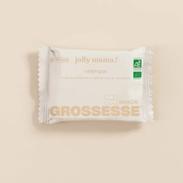 Jolly Mama Snack Grossesse Vit B9 Sans Gluten 45G Green Village Maroc