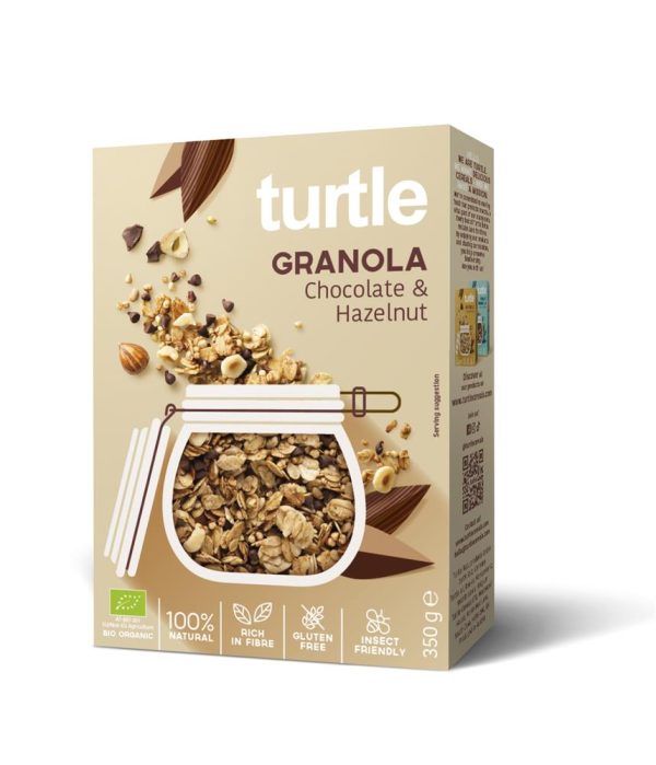 Turtle Granola Choco Noisette 350G