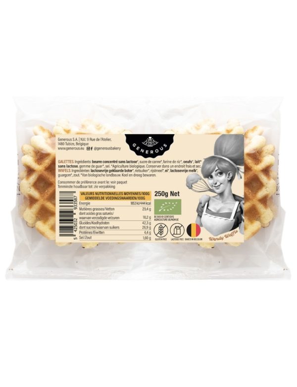 Generous Gauffre Nature Sans Gluten  250G