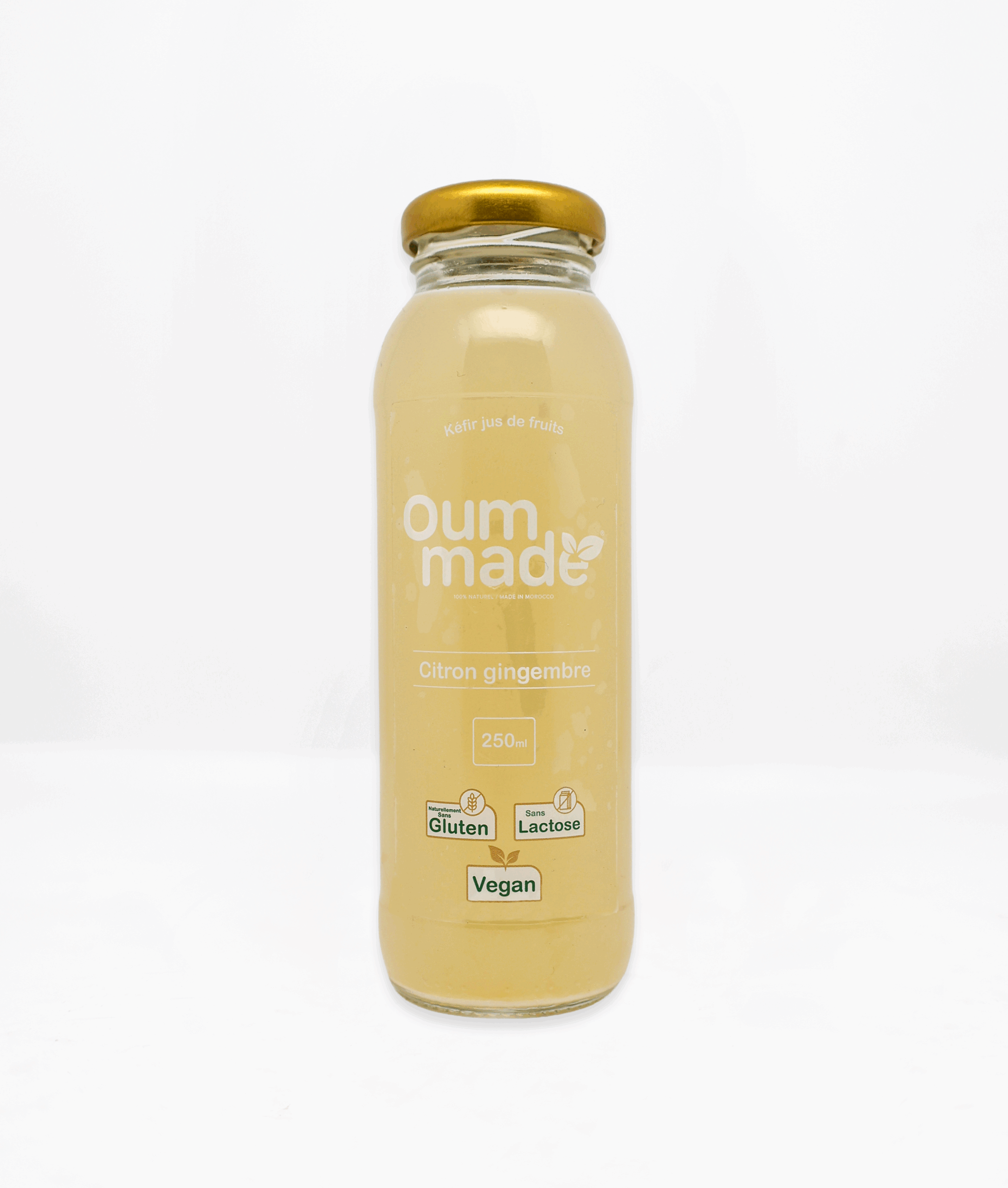 Oum Made Kefir Citron Gingembre 250ml