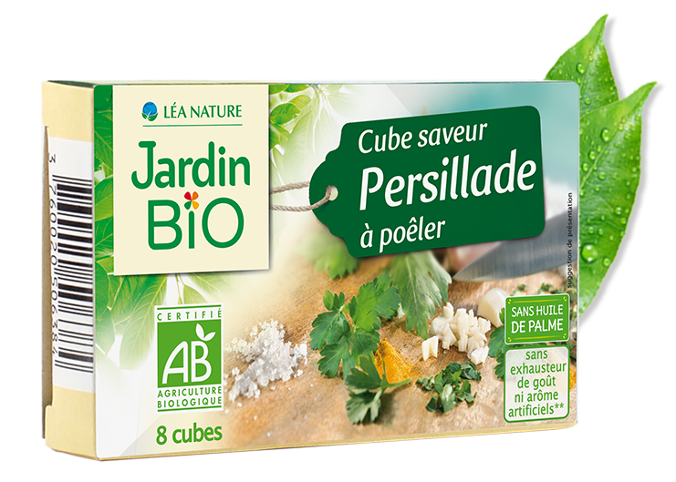 Jardin Bio Bouillon de Cube Saveur Persillade 80g Green Village Maroc